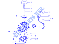 Carburetor's components for VESPA Granturismo L Potenziato 2005