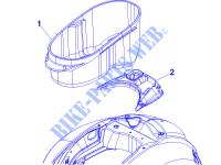 Helmet huosing   Undersaddle for VESPA GTS 4T E3 2012