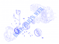 Flywheel magneto for VESPA GTS 4T ie Super E3 2015