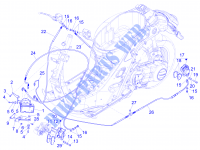 Brakes pipes   Calipers (ABS) for VESPA GTS ie ABS 2015
