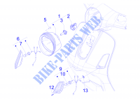 Front headlamps   Turn signal lamps for VESPA GTS ie ABS 2014