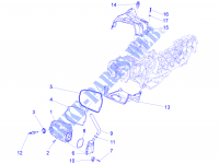 Cylinder head cover for VESPA LX 4T 3V ie 2014