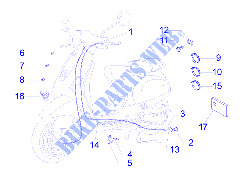 Transmissions for VESPA LX 4T ie E3 Touring 2010