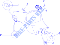 Selectors   Switches   Buttons for VESPA LX 4T 2008
