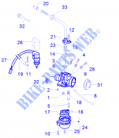 Carburetor's components for VESPA LX 2T E2 Touring (30Km/h) 2013