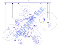 Main cable harness for VESPA LXV 2T 2007