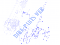 Brakes pipes   Calipers for VESPA 4T 3V ie Primavera 2014