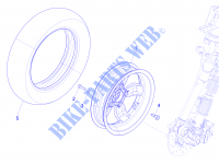 Front wheel for VESPA Primavera 4T-4V 2015