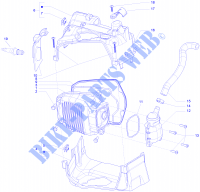 Cylinder head cover for VESPA S 4T 2V ie E3 College 2009