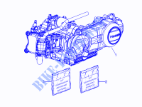 Engine, assembly for PIAGGIO Beverly RST 4T 4V ie E3 2014