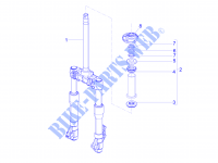 Fork/steering tube   Steering bearing unit for PIAGGIO Beverly RST 4T 4V ie E3 2015