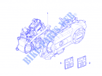Engine, assembly for VESPA Sprint 4T 4V 2017