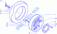 Rear wheel for GILERA DNA 2005