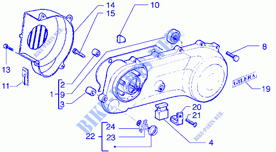 Transmission cover for GILERA ICE 2001