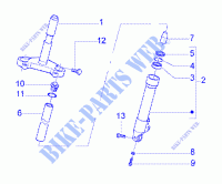 Mvp front fork component parts for GILERA Runner 125 FX 2T 2000