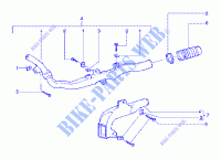 Belt cooling tube iintake tube for GILERA Runner 180 FXR 2T 2001