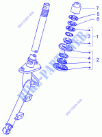 Steering bearing ball tracks for VESPA Granturismo L 2004