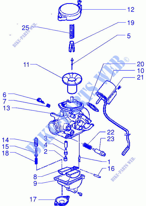 Carburettor for VESPA 50 4T Other year