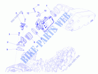 Throttle body   Injector   Union pipe for VESPA 946 ARMANI 125 4T 3V ABS E3 2015