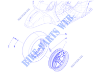 Front wheel for VESPA SXL 150 4T 3V CARB 2019
