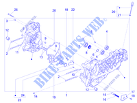 Crankcase for PIAGGIO Beverly 300 4T/4V HPE Euro 5 ABS 2021