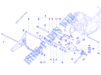 Swinging arm for PIAGGIO Beverly 300 4T/4V HPE Euro 5 ABS 2021
