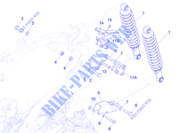 Rear suspension   Shock absorber/s for PIAGGIO Liberty 4T 