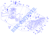 Crankcase for PIAGGIO Medley 125 Euro 5 ABS 2021