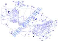 Crankcase for PIAGGIO Medley 150 4T Euro 5 2021