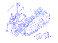 ENGINE ASSEMPLY for PIAGGIO MP3 300 HPE / 300 HPE Sport Euro 5 ABS 2020