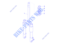 Fork/steering tube   Steering bearing unit for PIAGGIO Zip 50 4T 25Km/h Euro 5 2021