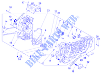 Crankcase for VESPA GTS 125 Super 4T Euro 5 ABS 2021