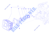 Cylinder piston wrist pin unit for VESPA Primavera 50 25 km/h Euro 5 2020