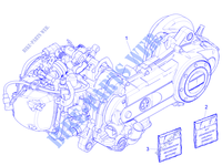 ENGINE ASSEMPLY for VESPA Primavera 50 25 km/h Euro 5 2021