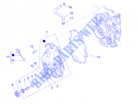 Flywheel magneto cover   Oil filter for PIAGGIO BV 4T 4V ie E3 2014