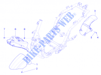 Wheel huosing   Mudguard for PIAGGIO Fly 4T/3V ie 2015