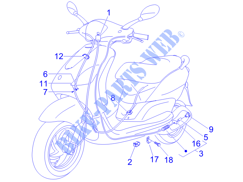 Transmissions for PIAGGIO Fly 4T 2007