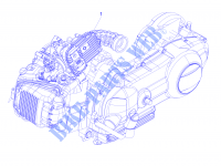 Engine, assembly for PIAGGIO Fly 4T 3V ie 2015