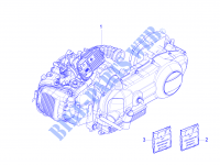 Engine, assembly for PIAGGIO Fly 4T E2-E3 2013
