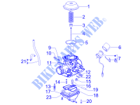 Carburetor's components for PIAGGIO Fly 4T (25-30Km/h) 2011