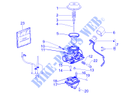 Carburetor's components for PIAGGIO Fly 4T 2009
