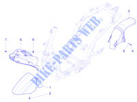 Wheel huosing   Mudguard for PIAGGIO Fly 4T 2V 2015