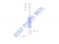 Rear suspension   Shock absorber/s for PIAGGIO Fly 4T 2V 25-30Km/h 2014