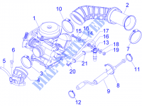 Carburettor, assembly   Union pipe for PIAGGIO Fly 4T 4V 2013