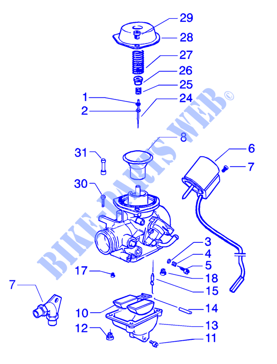 Carburettor for PIAGGIO Beverly Other year