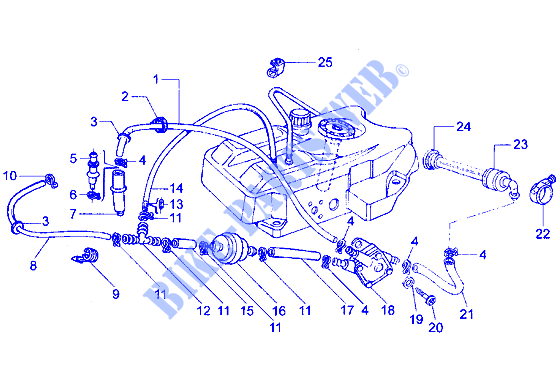 / Petrol Pump RMS for Piaggio//Gilera Hexagon 125//180/ and Many Mod. Under Pressure/ 