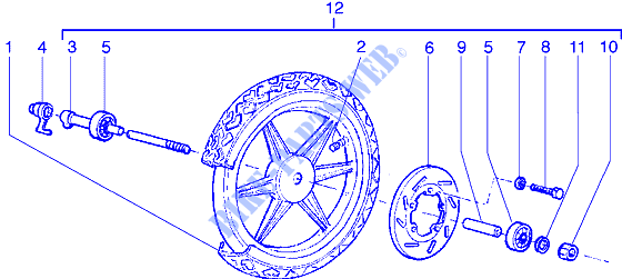 Front wheel for PIAGGIO Liberty Other year