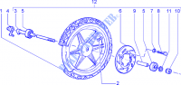Front wheel for PIAGGIO Liberty La Poste Other year