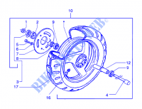 Front wheel for PIAGGIO NRG Purejet Before 200