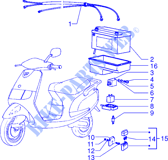 Electrical devices for PIAGGIO Sfera RST Other year